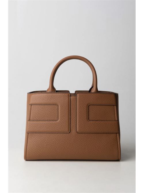 MAXI LOGO BAG ELISABETTA FRANCHI | BS35A56E2EC1 Brown Sugar